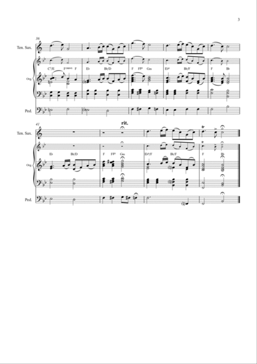 Highland Cathedral Chamber Music scores gallery preview page 3
