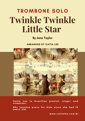 Book cover for Twinkle Twinkle Little Star - Trombone Solo A Major