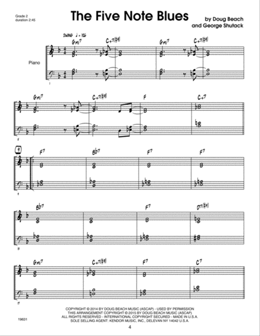 Power Of Two, The - Jazz Piano With MP3s Piano Solo scores gallery preview page 6