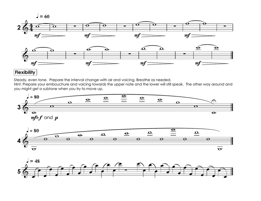 Clarinet Daily C Major Warm-up
