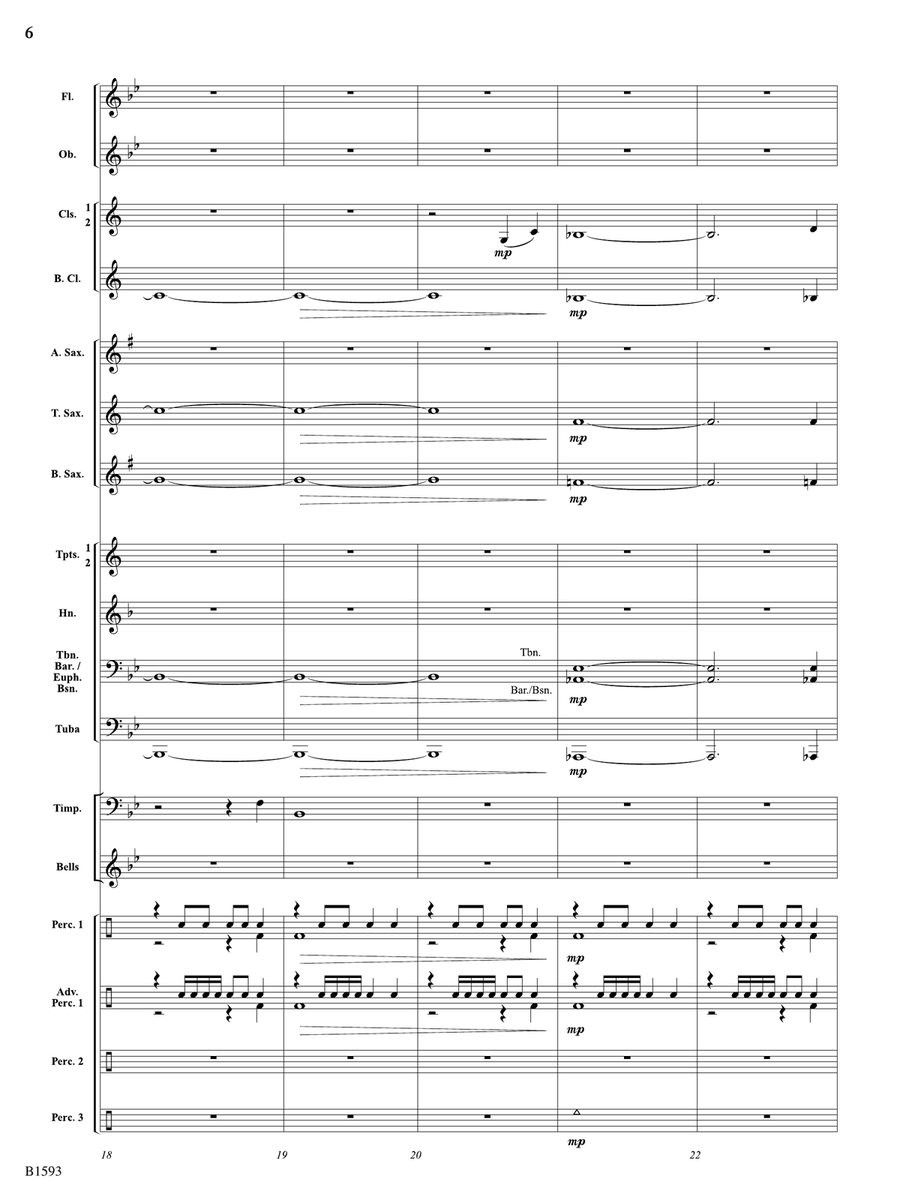 Silver Skies: Score Concert Band - Digital Sheet Music page 6