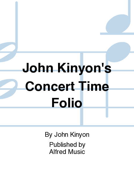 John Kinyon's Concert Time Folio