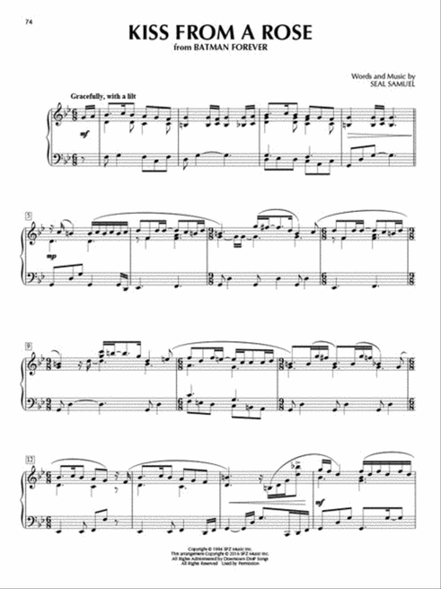 Romantic Film Music Romantic Film Music Piano Solo scores gallery preview page 5