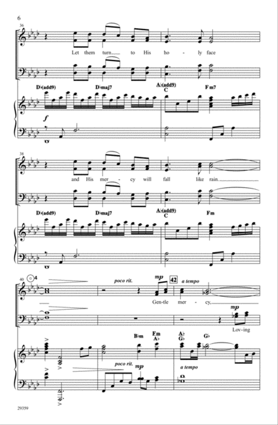 Seek the Lord 4-Part scores gallery preview page 5
