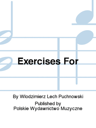 Book cover for Exercises For