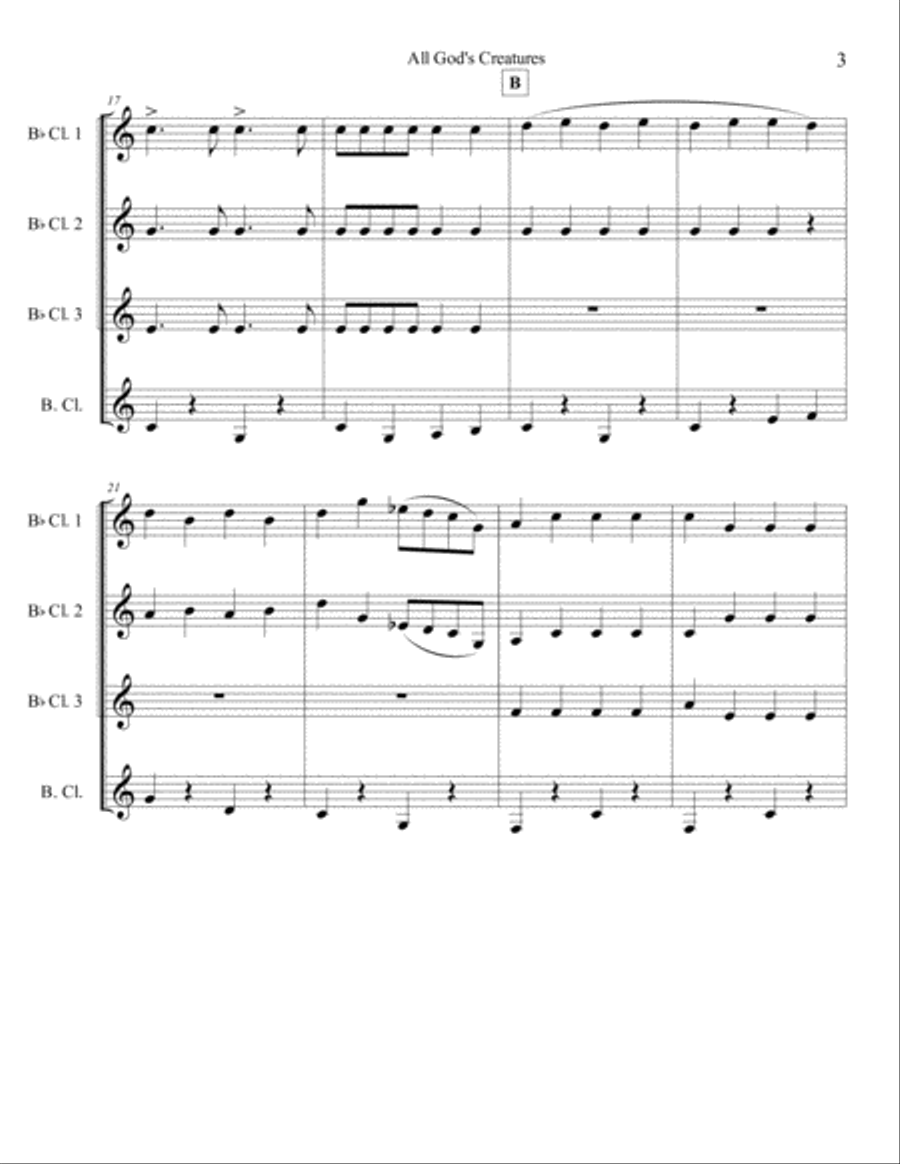 A Place In The Choir Choir scores gallery preview page 3