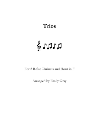 Trios for Two Clarinets and Horn