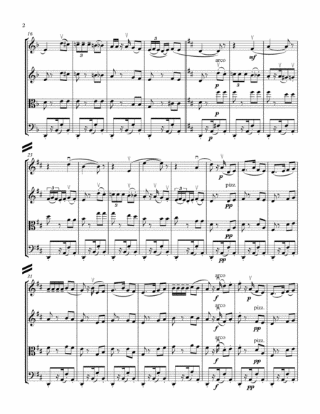 "Habanera" from Bizet's Carmen - for String Quartet - Score & Parts image number null