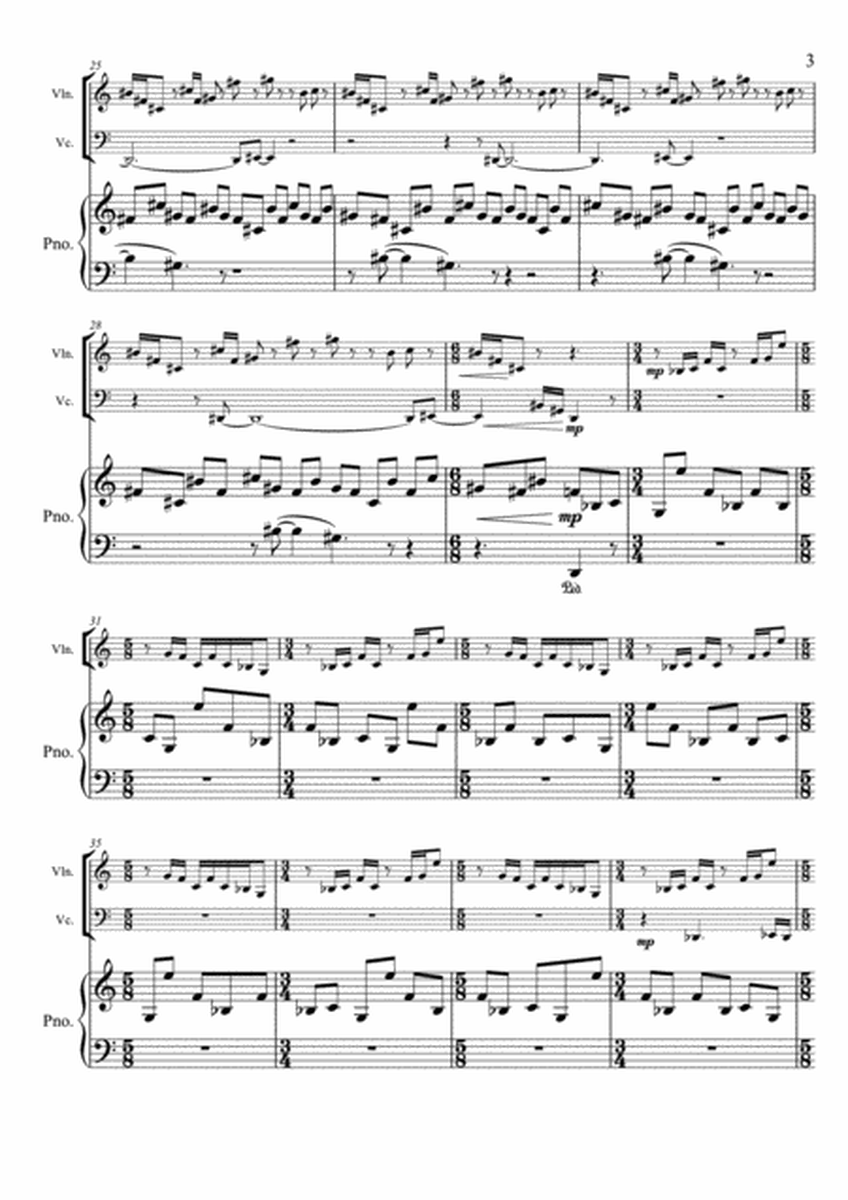Murray - Piano Trio - Violin, Cello & Piano image number null