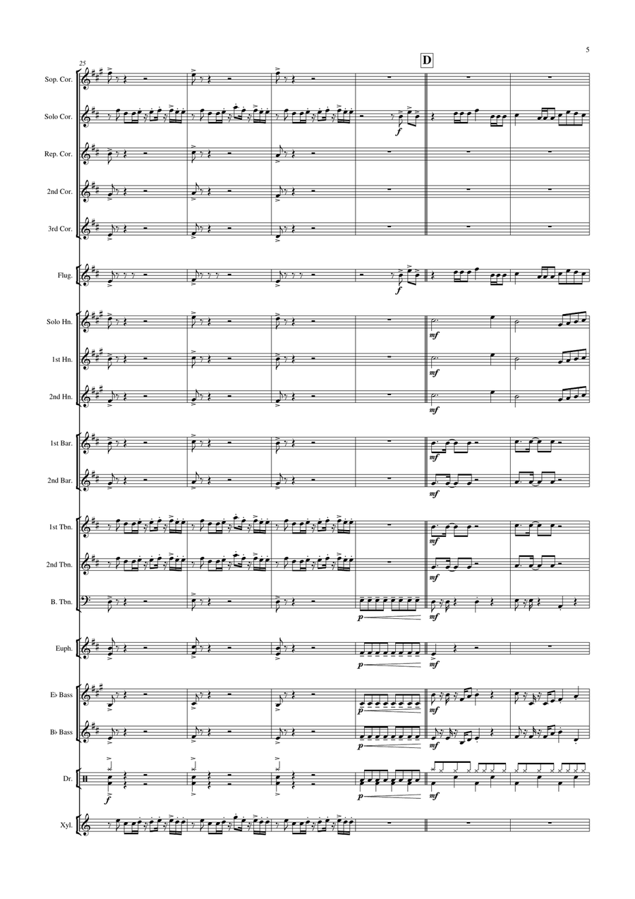 Espresso Brass Band scores gallery preview page 6
