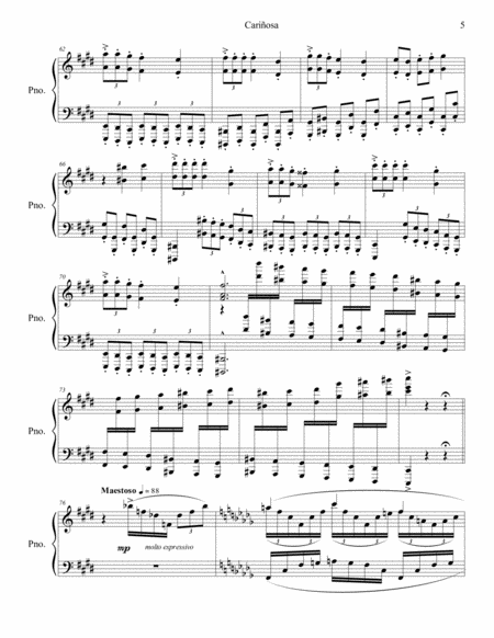 Cariñosa Piano Transcription image number null