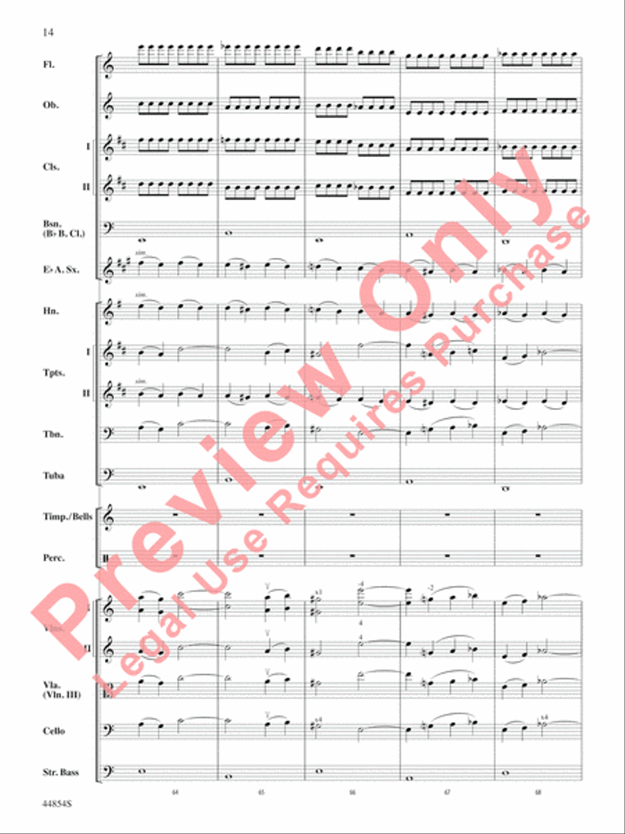 Romeo and Juliet Overture Full Orchestra scores gallery preview page 15
