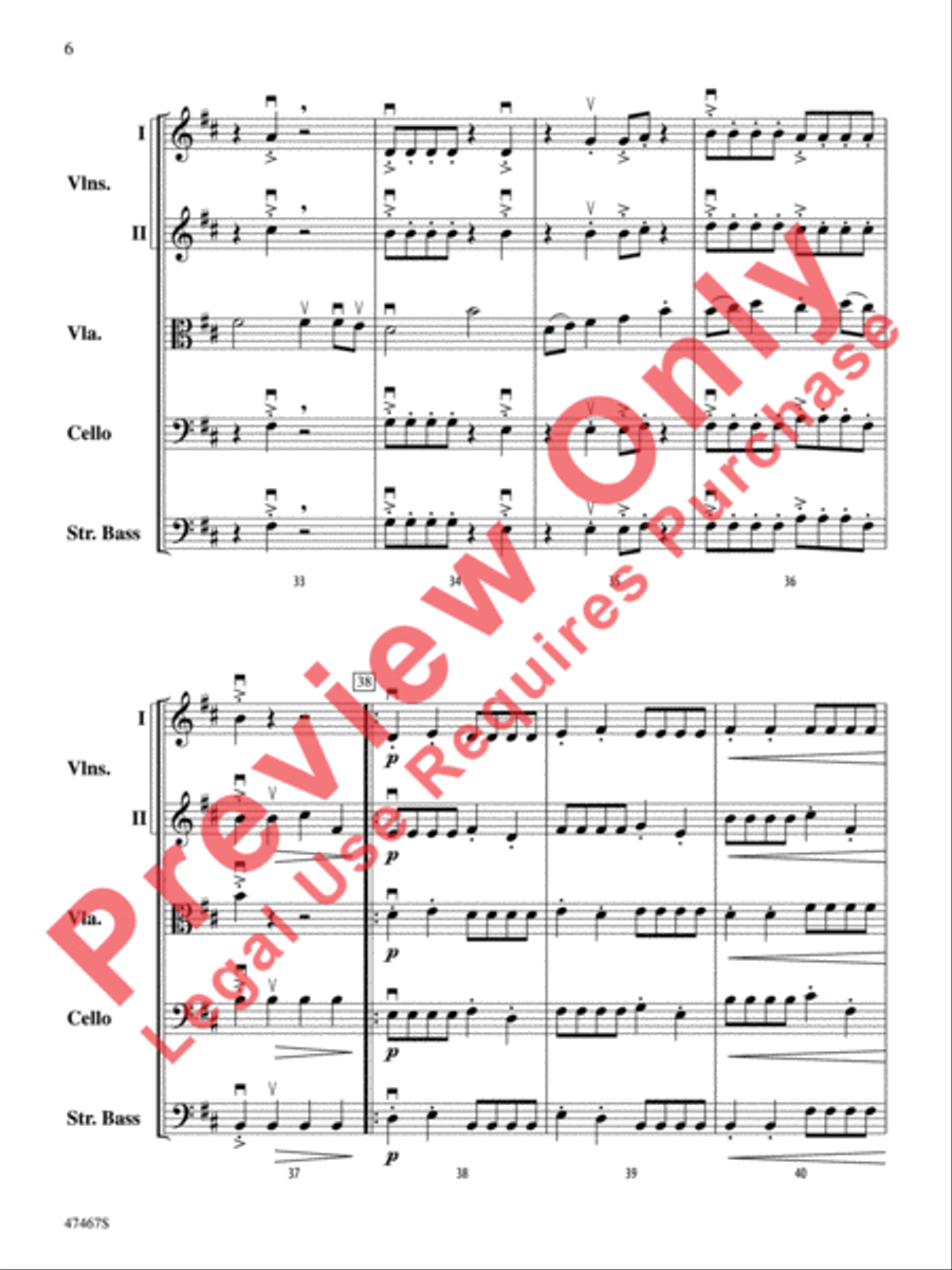 Falconer String Orchestra scores gallery preview page 7