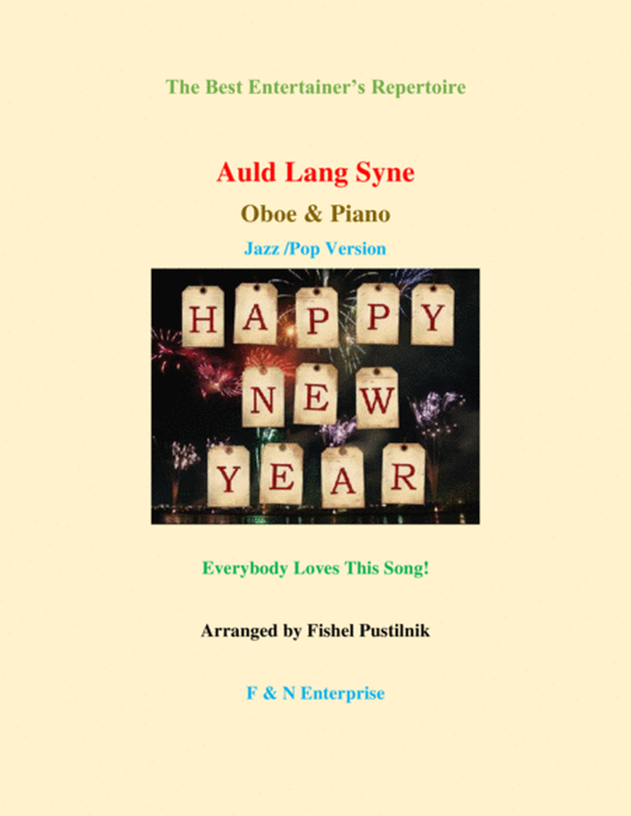 "Auld Lang Syne" for Oboe and Piano-Jazz/Pop Version image number null