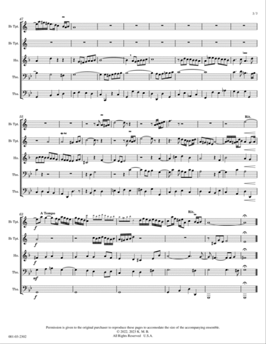 Nun komm, der Heiden Heiland, BWV 659 Chamber Music scores gallery preview page 4