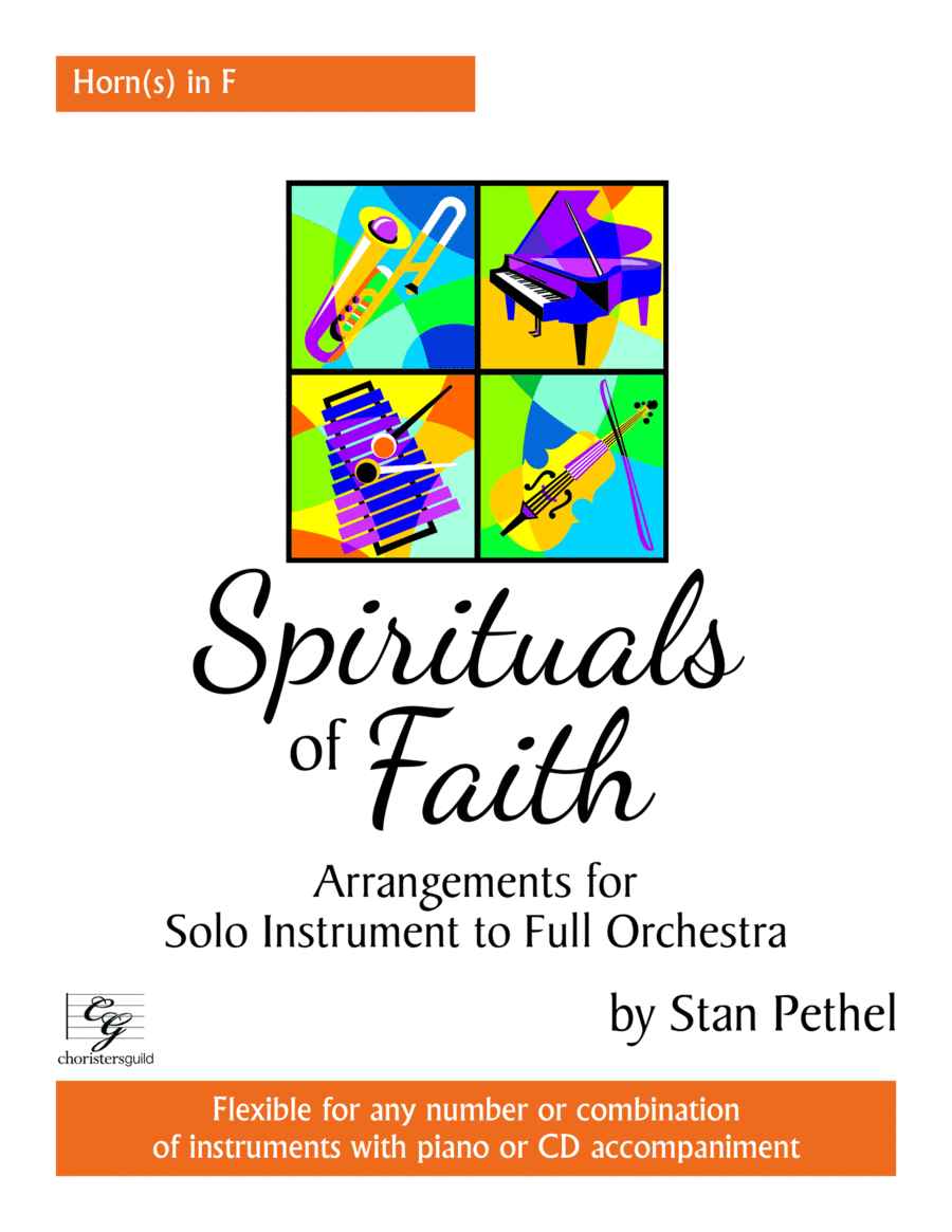 Spirituals of Faith - Horn(s) in F Accompaniment CD scores gallery preview page 1