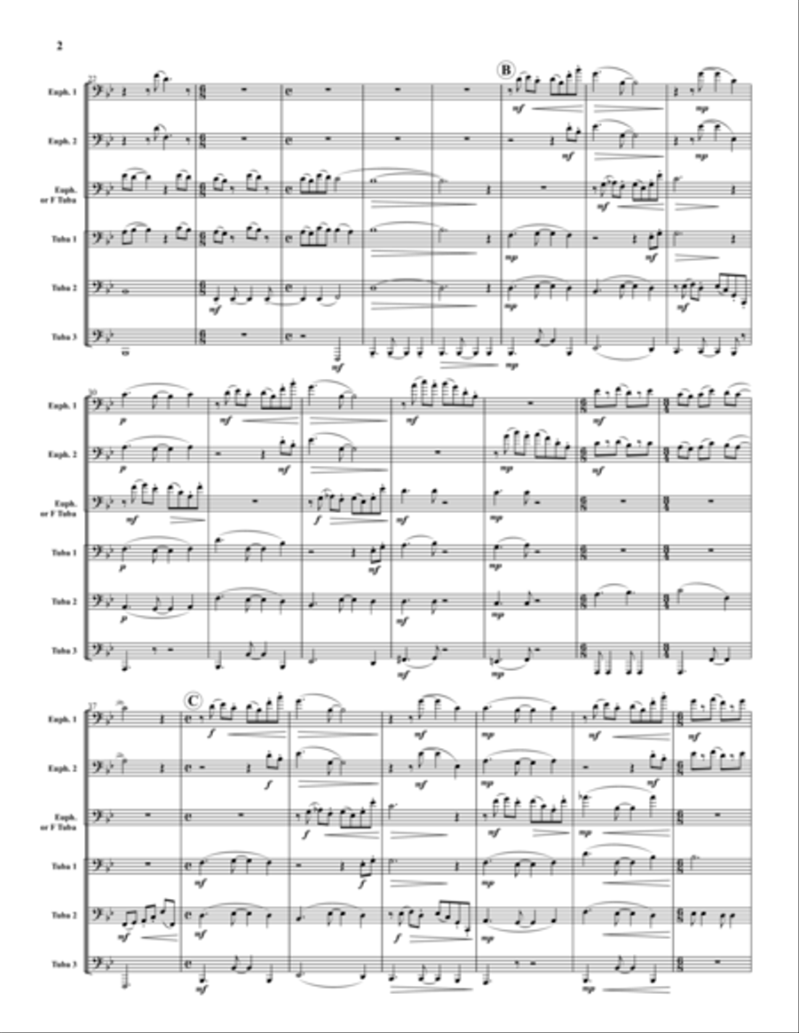 The Dark Chocolate Suite Euphonium scores gallery preview page 2