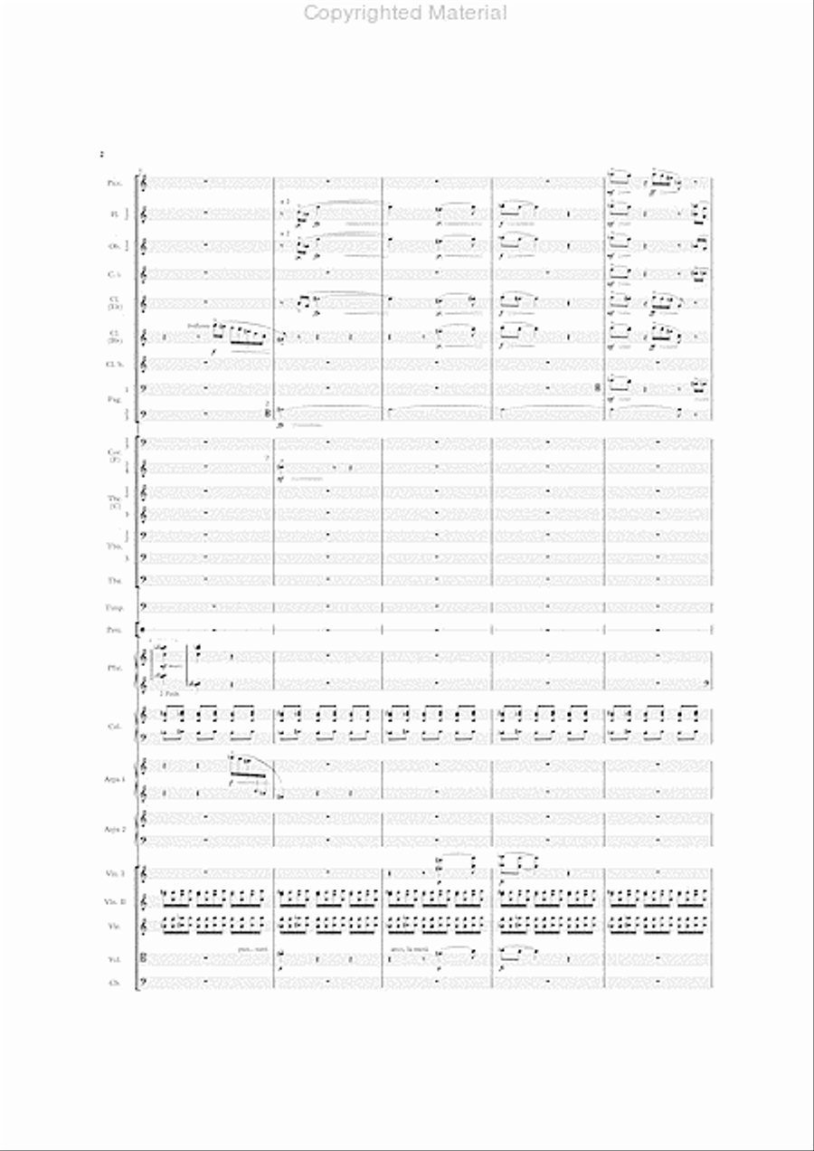Symphony No. 2 Full Orchestra scores gallery preview page 3
