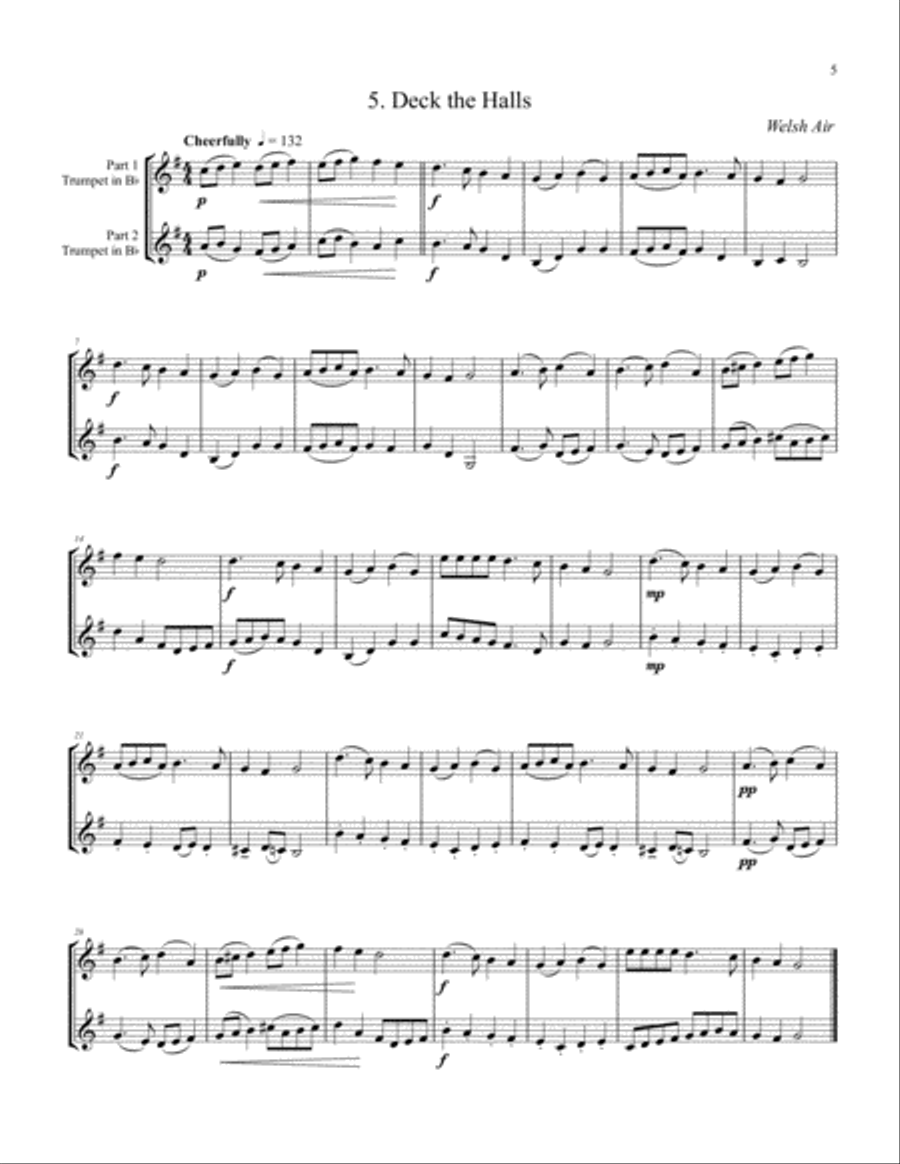 Christmas Duets Christmas Duets Brass Duet scores gallery preview page 6