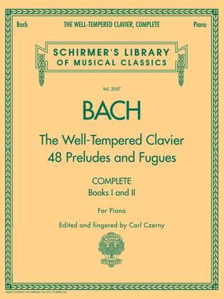 Book cover for The Well-Tempered Clavier, Complete