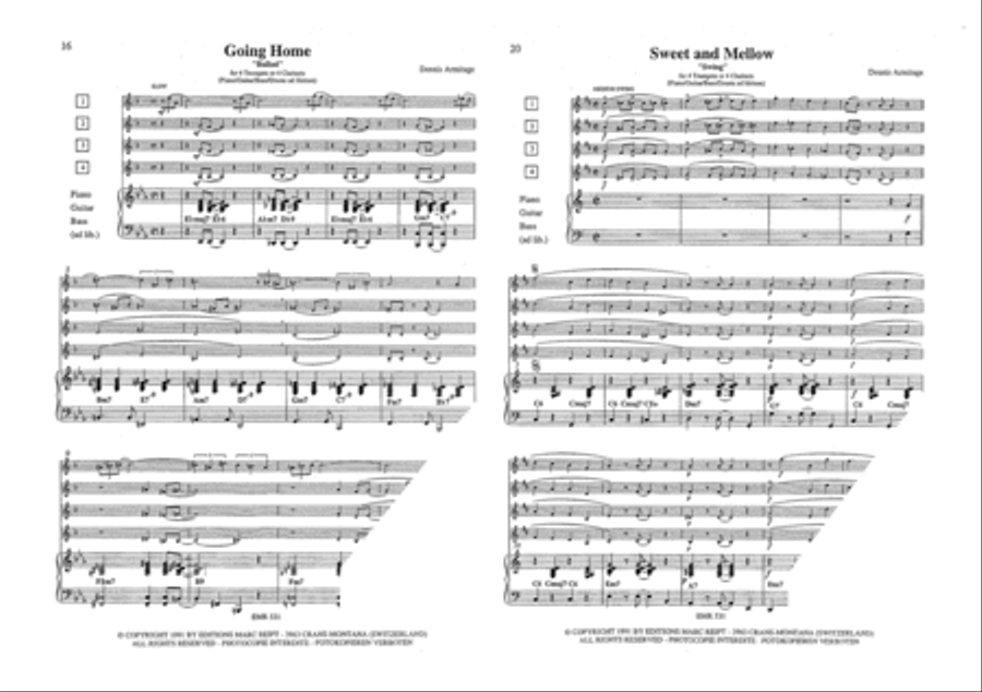 5 Jazzinations 5 Jazzinations Clarinet scores gallery preview page 4