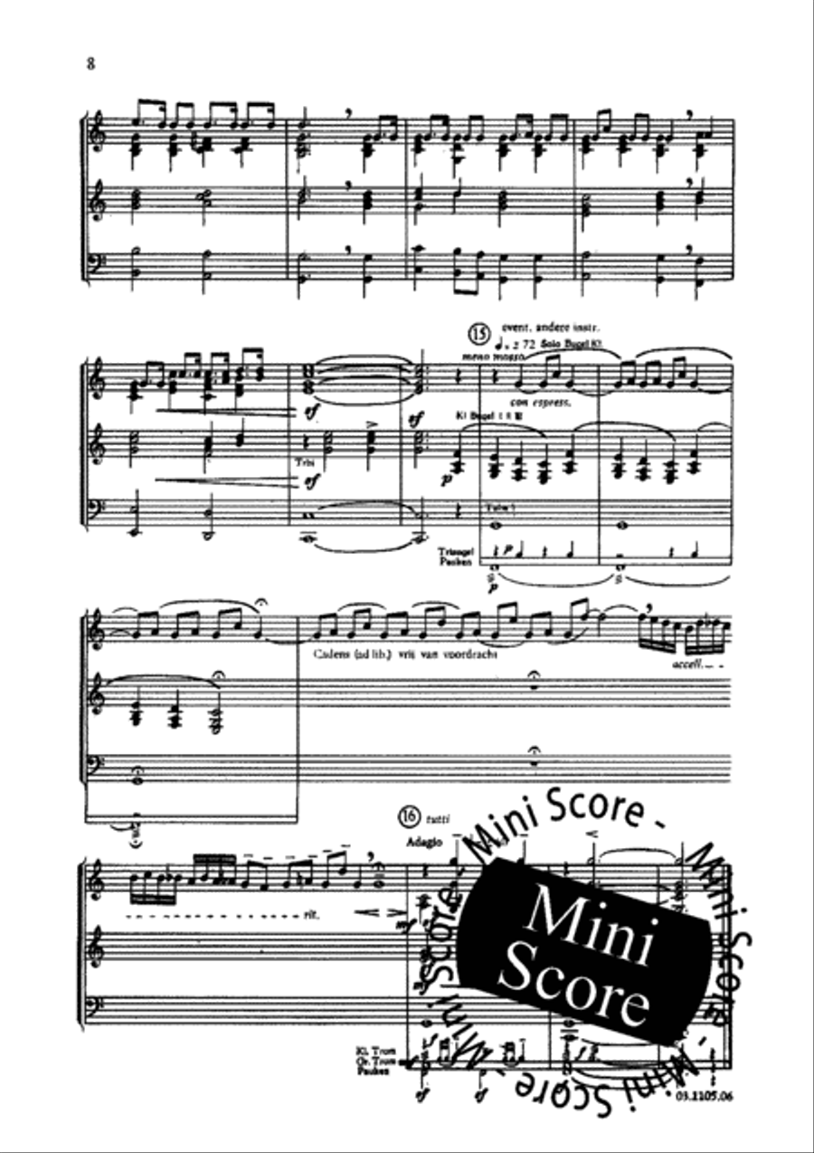 Meditatie Meditatie Fanfare Band scores gallery preview page 11