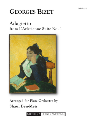 Book cover for Adagietto for Flute Orchestra
