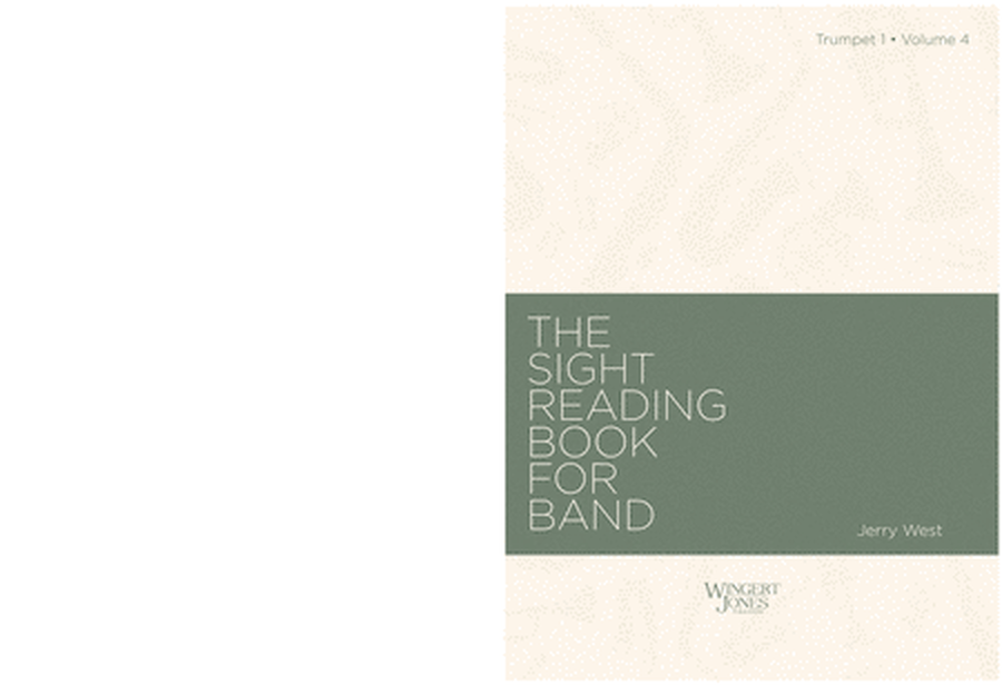 Sight Reading Book For Band, Vol 4 - Trumpet 1
