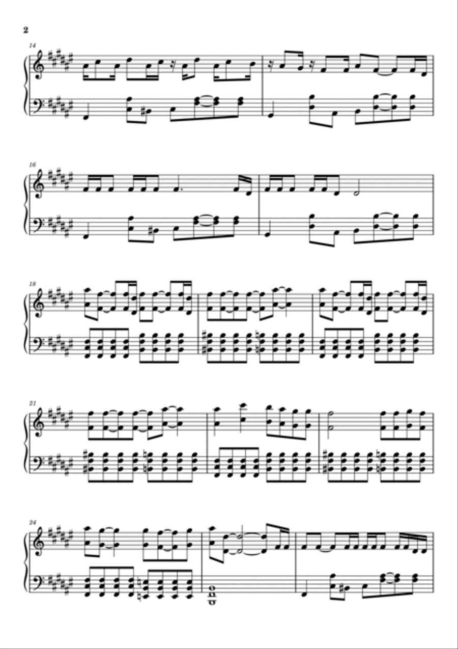 All Star Piano Solo scores gallery preview page 2