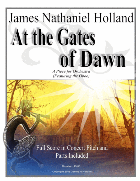 At the Gates of Dawn, 21st Century Orchestral Tone Poem, Featuring the oboe image number null