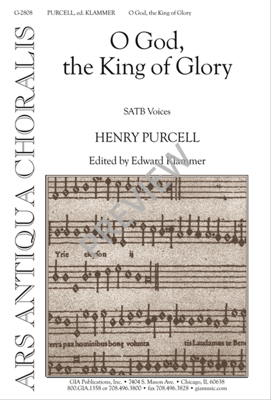 O God, the King of Glory O God, the King of Glory 4-Part scores gallery preview page 2