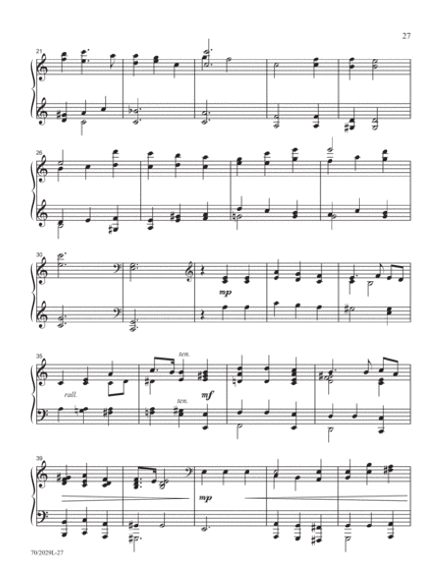 Wounded for Me Piano Solo scores gallery preview page 13
