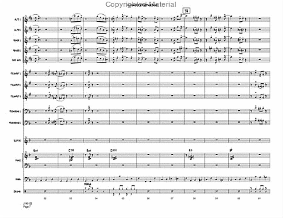 Alexander's Ragtime Band Jazz Ensemble scores gallery preview page 9