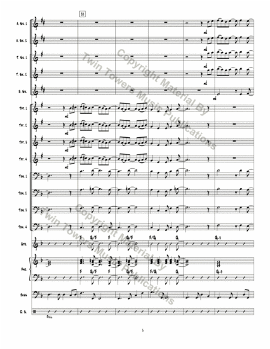 Table Time Table Time Jazz Ensemble scores gallery preview page 6