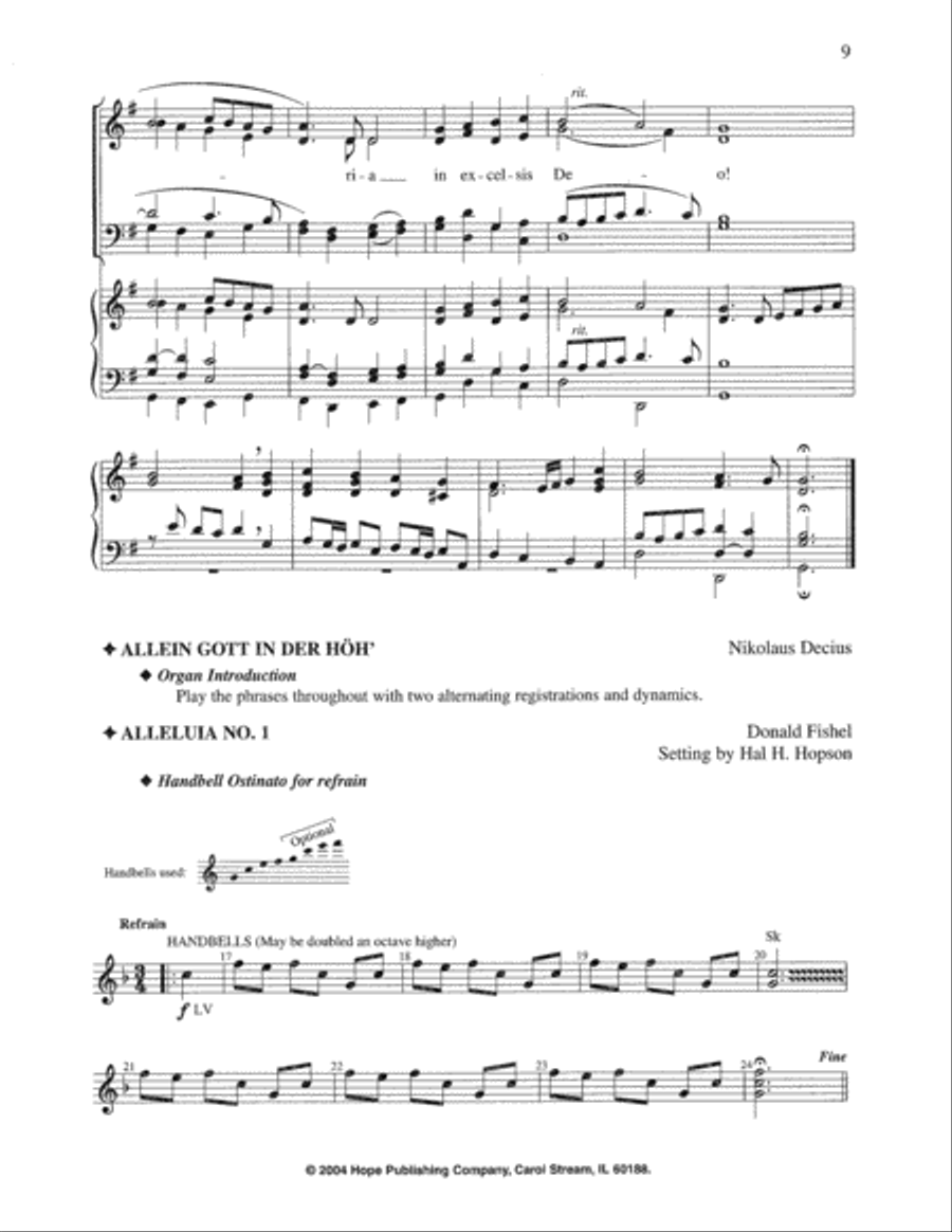 More Creative Ways to Use the Choir, Organ, Handbells and Other Instruments (V-D Choir scores gallery preview page 11
