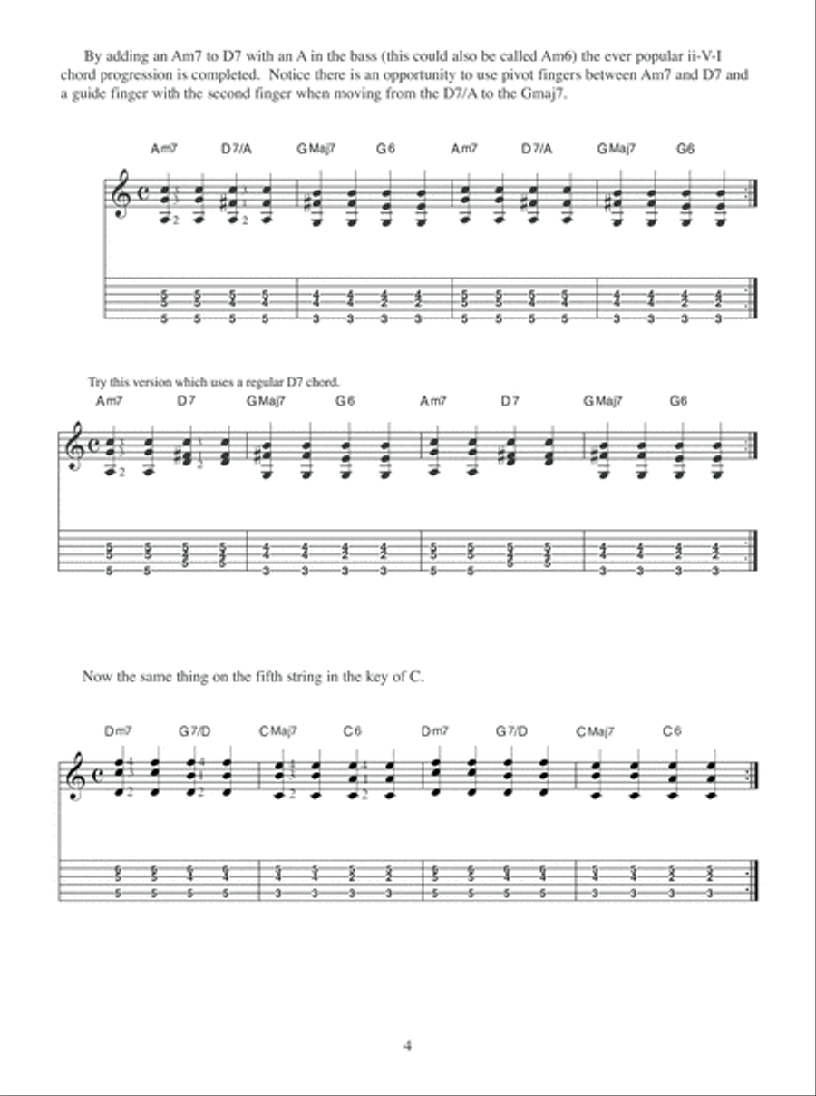 Jazz Guitar Chord Workout Electric Guitar scores gallery preview page 5