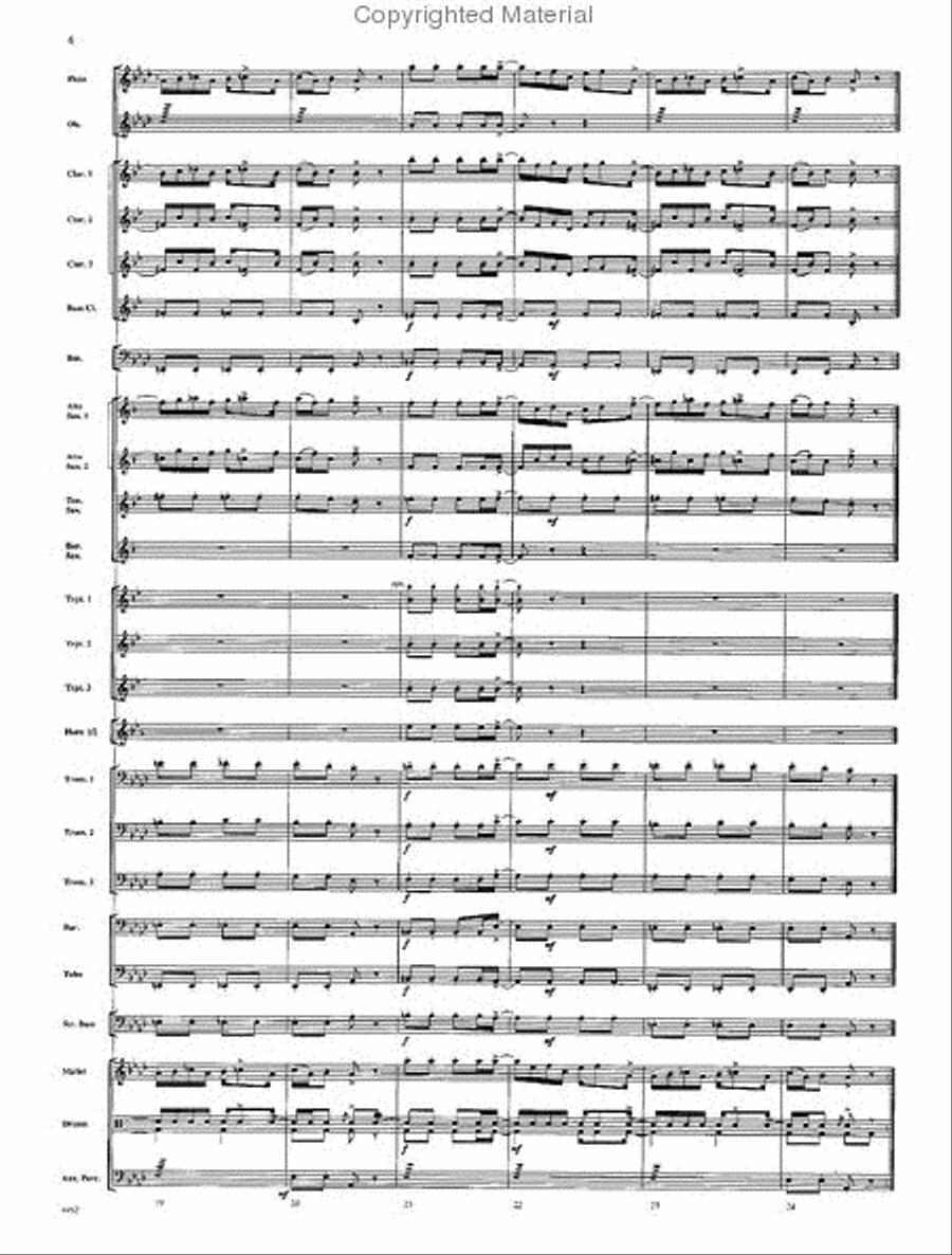 A Scott Joplin Retrospective Concert Band scores gallery preview page 5