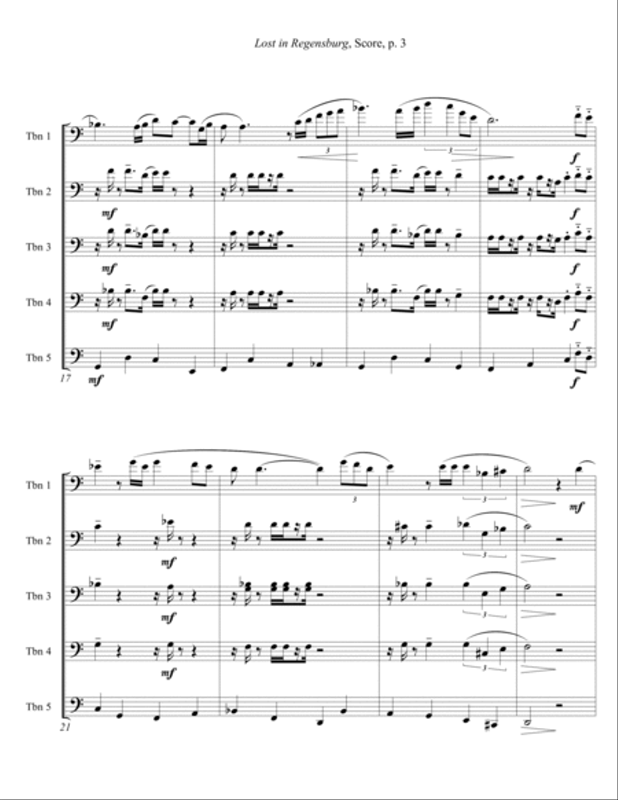 Lost in Regensburg (Letter size) Divisi scores gallery preview page 4