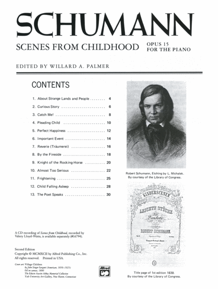Schumann -- Scenes from Childhood image number null