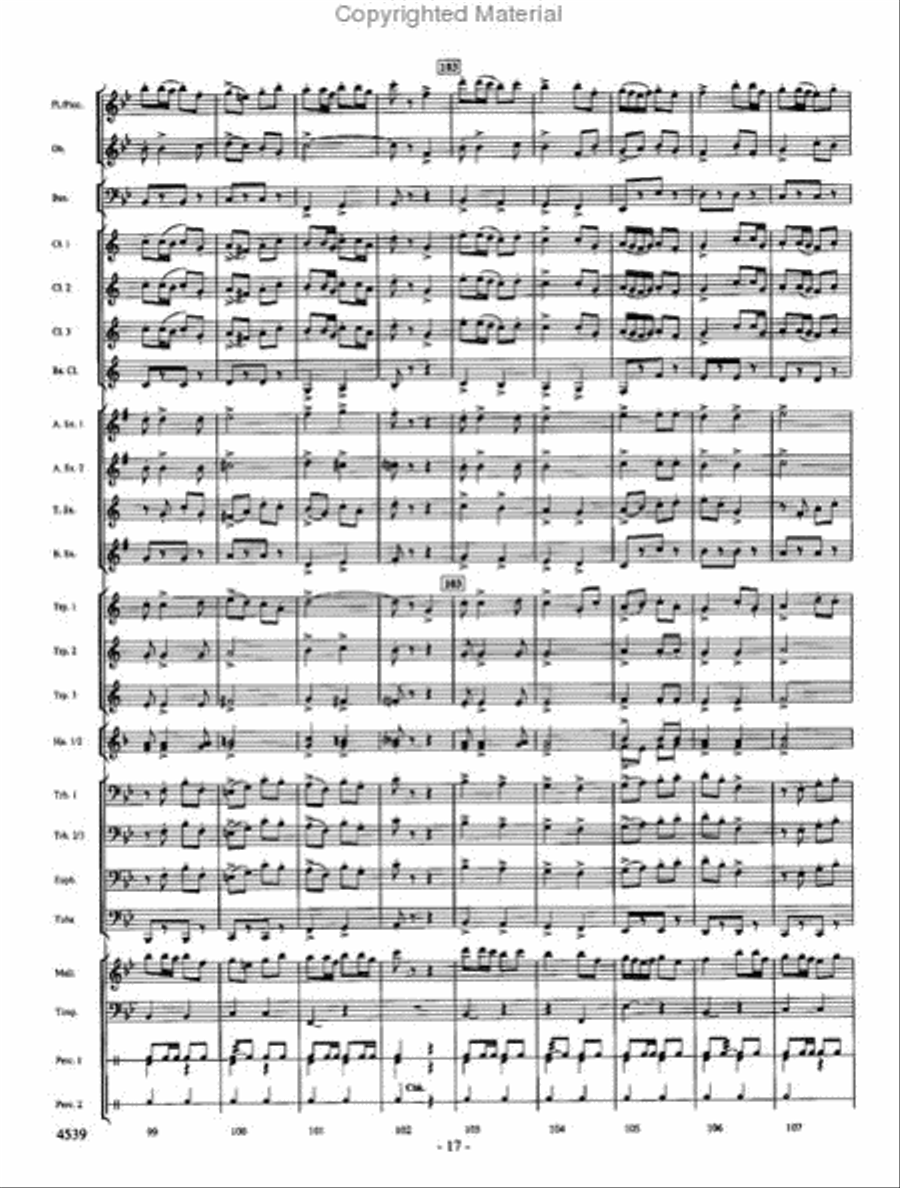 An American Portrait Concert Band scores gallery preview page 16
