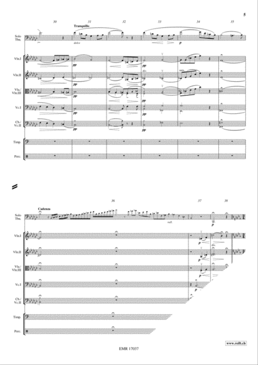 Morceau Symphonique String Orchestra scores gallery preview page 7