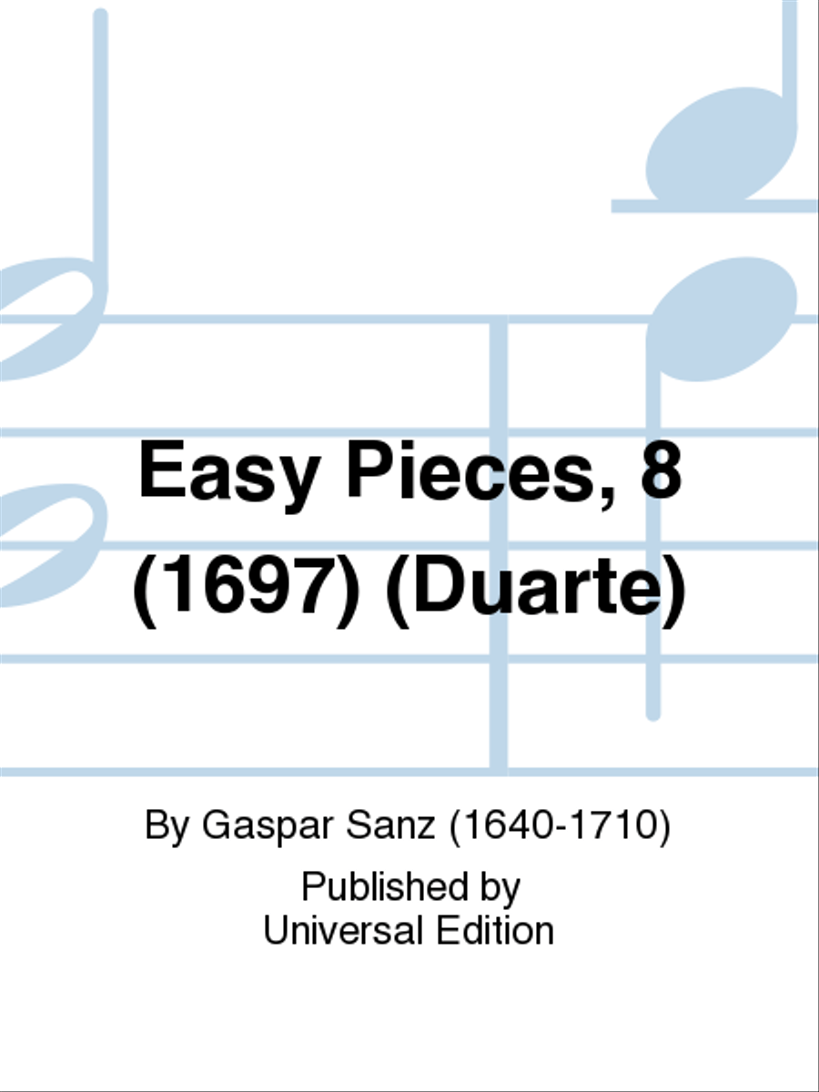 Easy Pieces, 8 (1697) (Duarte) School and Community scores gallery preview page 1