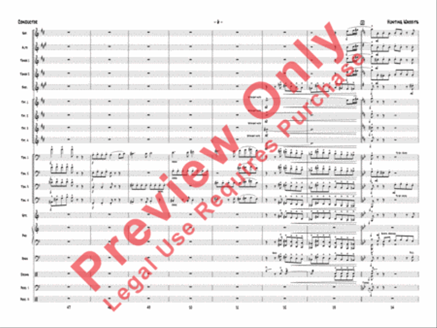 Hunting Wabbits Jazz Ensemble scores gallery preview page 33
