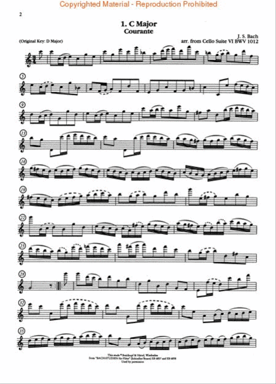 The Flute Etudes Book Flute Solo scores gallery preview page 2