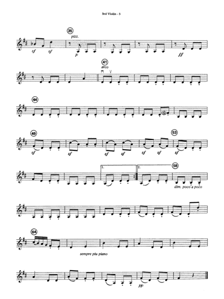 Highland/Etling String Quartet Series: Set 4: 3rd Violin (Viola [TC])