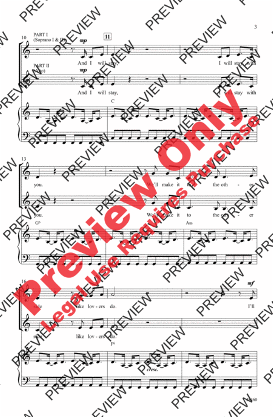 Don't Give Up on Me 2-Part scores gallery preview page 3