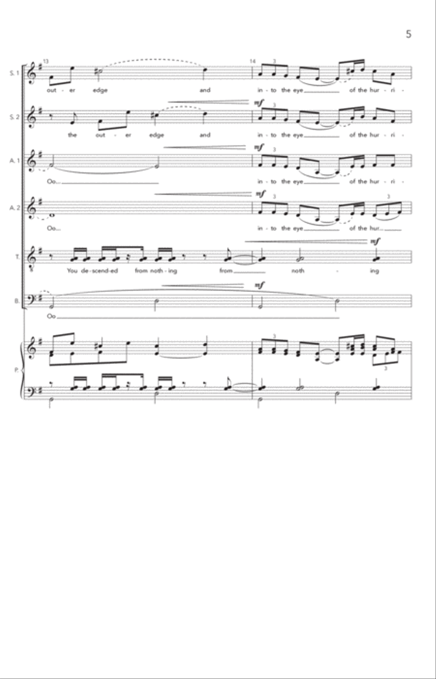 The Lantern Of Your Heart 4-Part scores gallery preview page 4