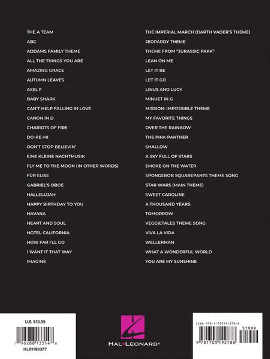 First 50 Melodies You Should Play on Keyboard Electronic Keyboard scores gallery preview page 8