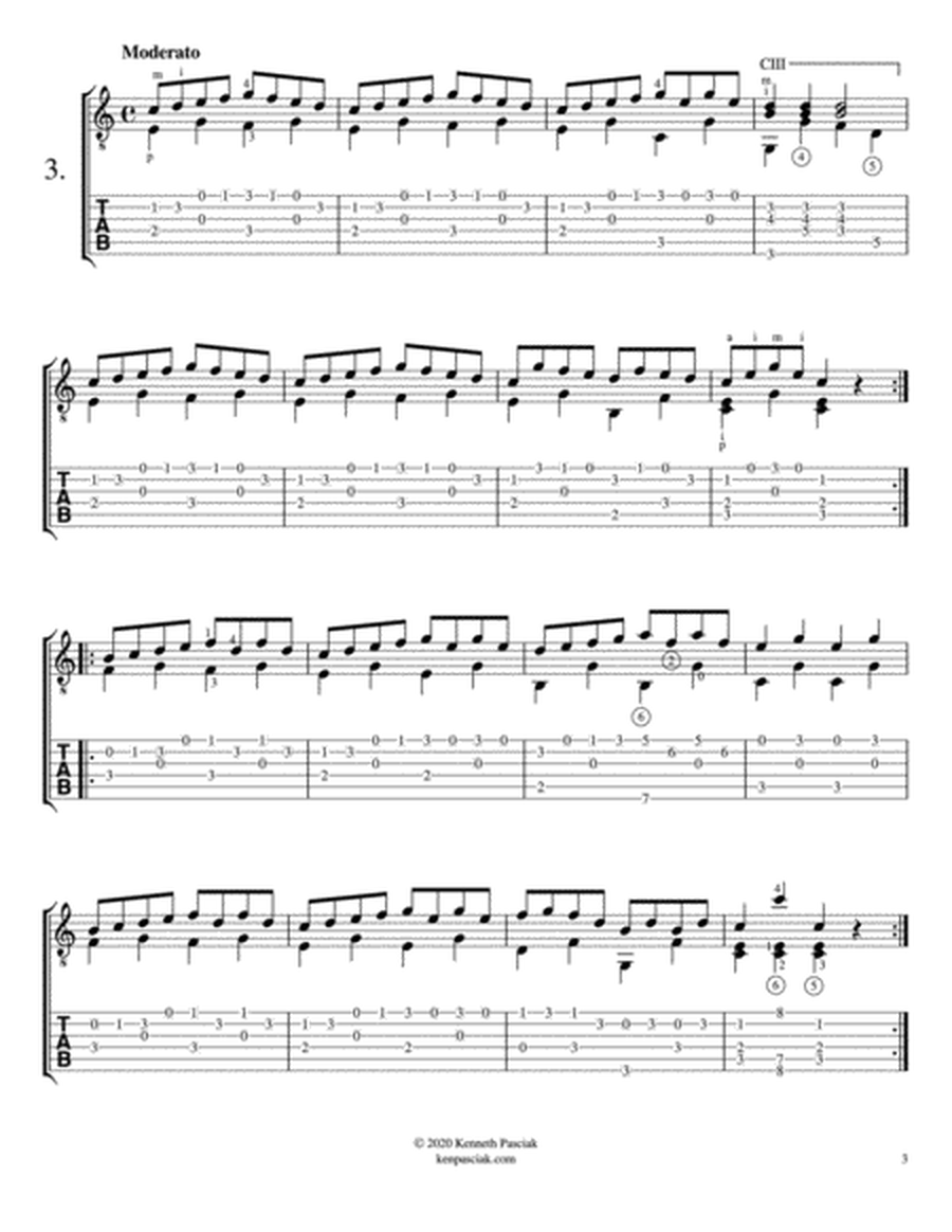Czerny for Guitar, Opus 139, Nos. 1-10