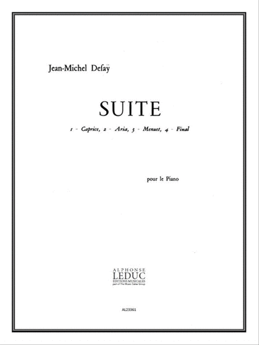 Hommage A Poulenc (piano Solo) Piano Solo scores gallery preview page 1